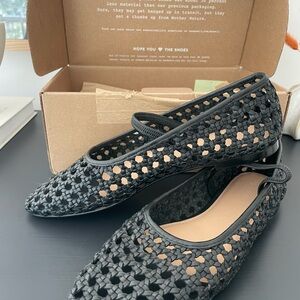 Madewell Black Woven Loafers